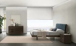 Letto Tomasella moderno matrimoniale legno