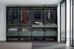 Sistema Doxa Tomasella per cabina armadio moderna